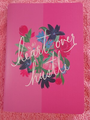 NEW SIMPLIFIED BY EMILY LEY HEART OVER HUSTLE MINI LINED NOTEBOOK