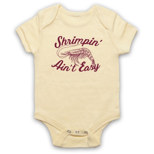 SHRIMPIN' AIN'T EASY SHRIMP PARODY SLOGAN FUNNY SLANG BABY GROW SHOWER