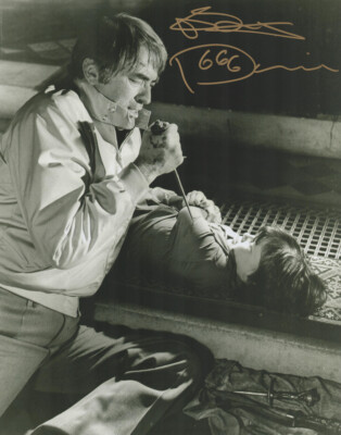PRIVATSIGNIERUNG Harvey Stephens signiert 11x14 THE OMEN Foto **SIEHE FOTOBELEG**