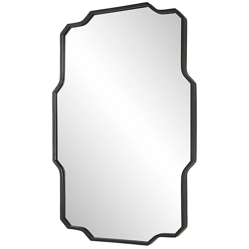 CASMUS MODERN 36" IRON WALL VANITY MIRROR UTTERMOST 09753 - Picture 3 of 5