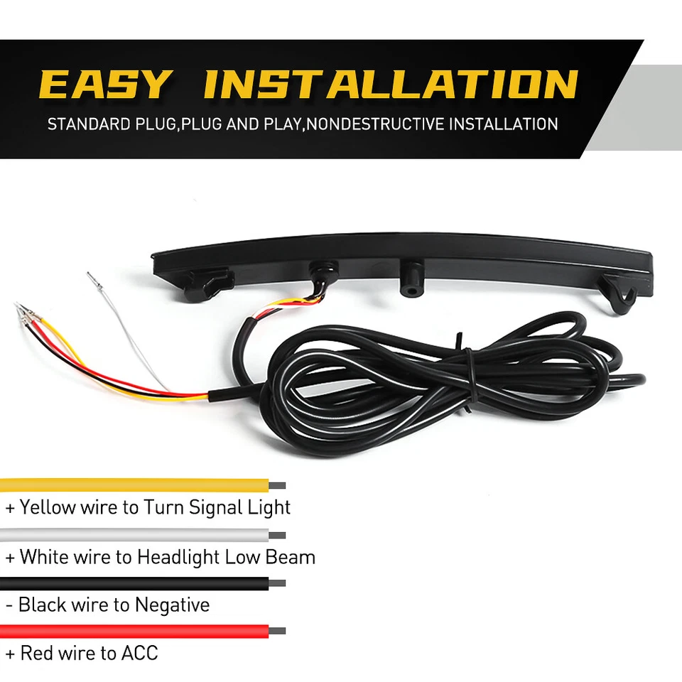 Para Honda CR-V CRV 2023 2024 LED DRL Luz Marcadora Lateral Rueda Diurna 2 Piezas Foto 4 de 4