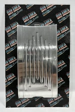 RON SIMMS BACC POLISHED BALL MILLED DASH EXTENSION PANEL HARLEY SOFTAIL CUSTOM