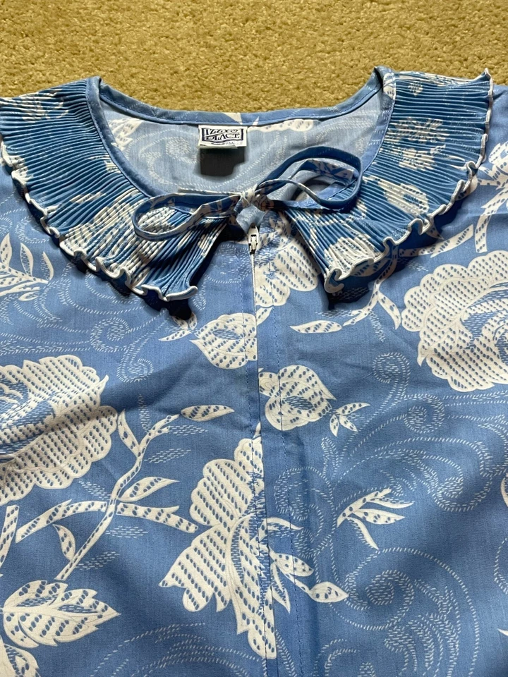 Vestido camisero vintage años 60 70 Rockabilly Izzy's Place cremallera XL Foto 4 de 4