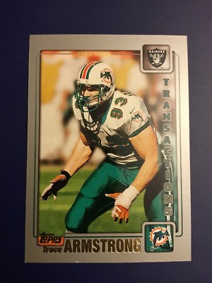 2001 Topps #125 TRACE ARMSTRONG Oakland Raiders DE Great Card LOOK !  