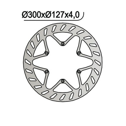 Disque De Frein Avant TRW Lucas MST310 Pour KTM LC4 640 Adventure 2007 - Neuf Sous Garantie