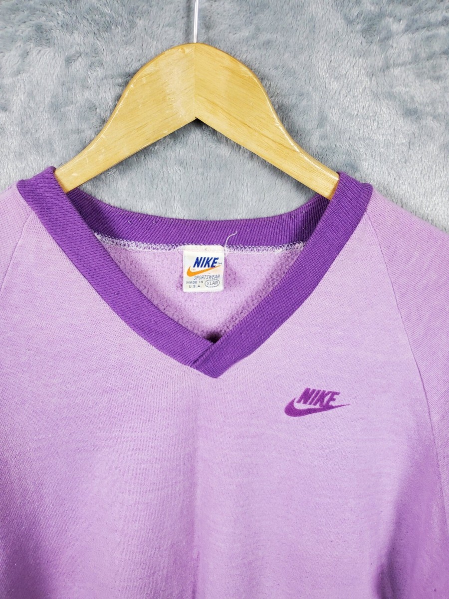 トップス 70s' NIKE vintage sweat made in USA Vintage Nike Jogging Suit Womens Rare Original 70s Deadstock