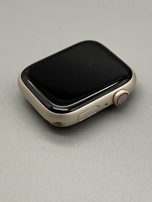 Apple Watch Series 7; Cellular;  Starlight AluCase-Starlight Armband; 45 mm