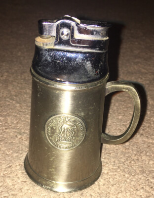 Vintage Bentley Gifts NY Japan Stein Style Desk Butane Table Lighter