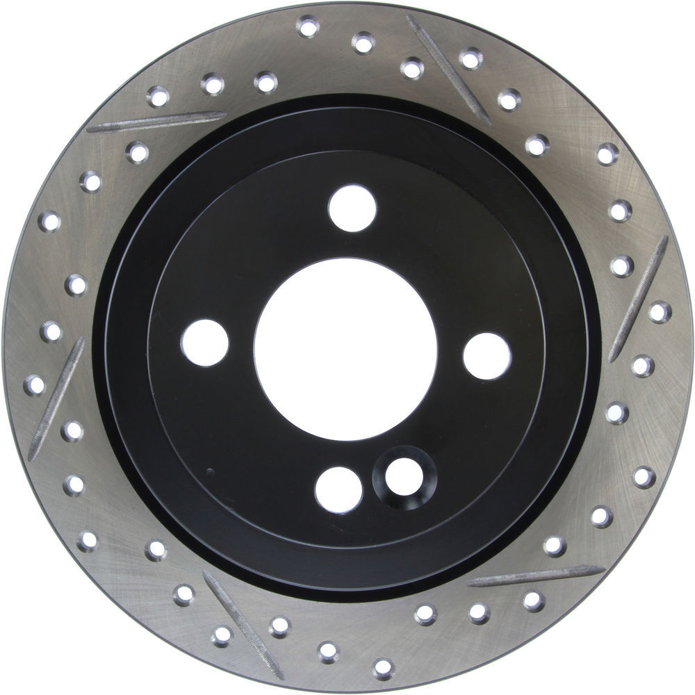 StopTech 2017 JCW Mini Cooper Sport Slotted & Drilled Front Right Rotor