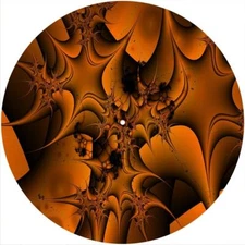 Slipmat Slip Mat Felt for any 12" Turntable LP DJ Vinyl Record Player FRACTAL 5