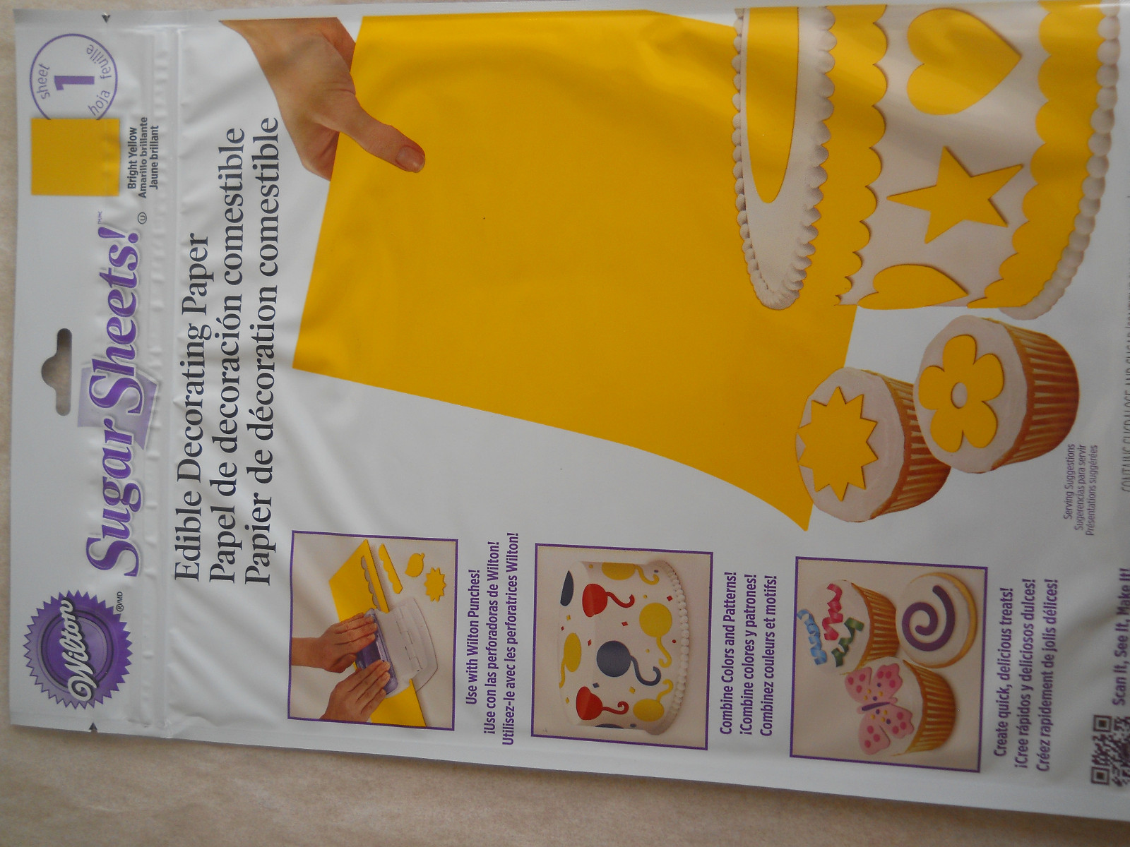 WILTONEdible Sugar Sheets 8"X11" choice/color or design eBay