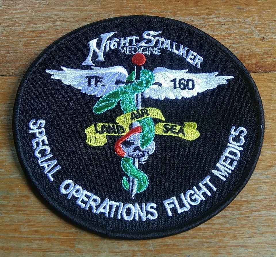US ARMY PATCH ~ 160th Soar Regiment Night Stalkers Medicine Special Ops ...
