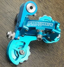 Vintage Blue ProShift Precision Billet DERAILLEUR MTB Bike CNC Mountain Bicycle