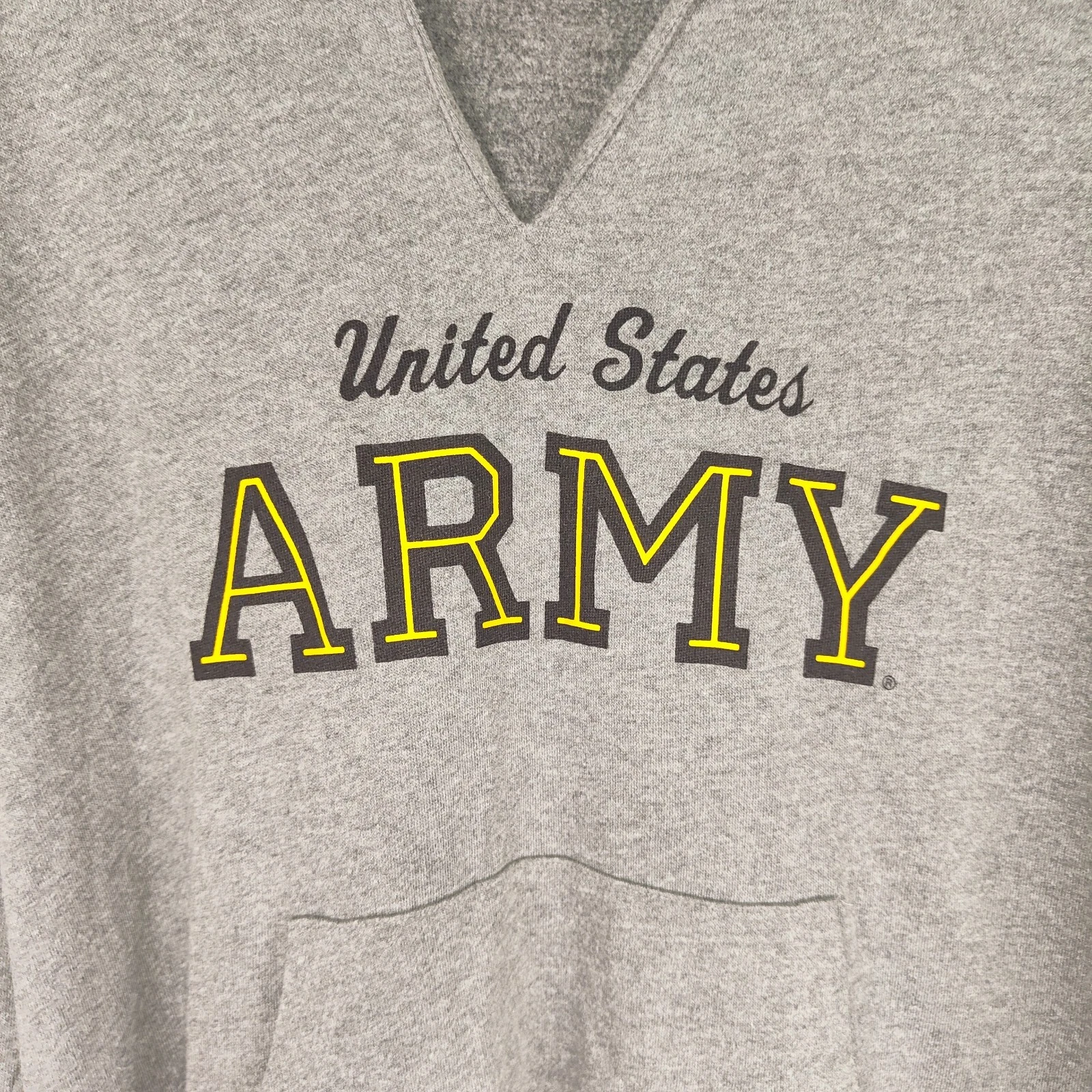 UNDERCOVER Felpa con cappuccio donna Victoria's Secret rosa 5th Ocean grigia taglia large UK 14 16 esercito