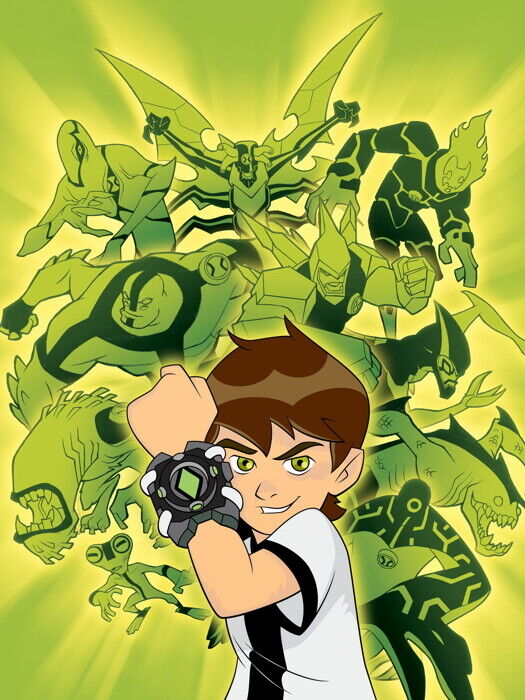 V3348 Ben 10 All Aliens Characters Cartoon TV Series Art Decor WALL POSTER  PRINT