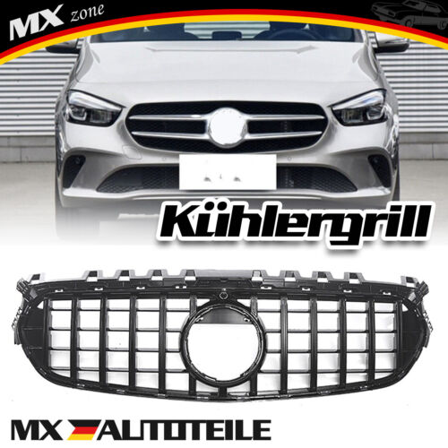 Front grille radiator grille GT for Mercedes Benz B-Class W247 2020-2022 black - Picture 1 of 11