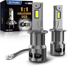 2x H3 LED Fog Light Bulbs Canbus for Volkswagen fit Jetta 1995-2003 6000k Bright