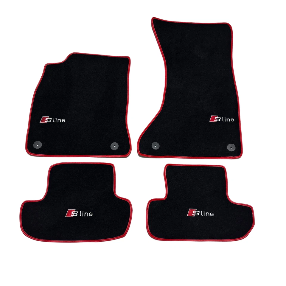 Alfombrillas de terciopelo de lujo para Audi A6 A7 A8 — ajuste personalizado, interior premium Foto 3 de 4