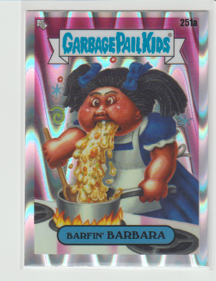 2024 Garbage Pail Kids Chrome Series 7 Barfin' Barbara Drool Refractor