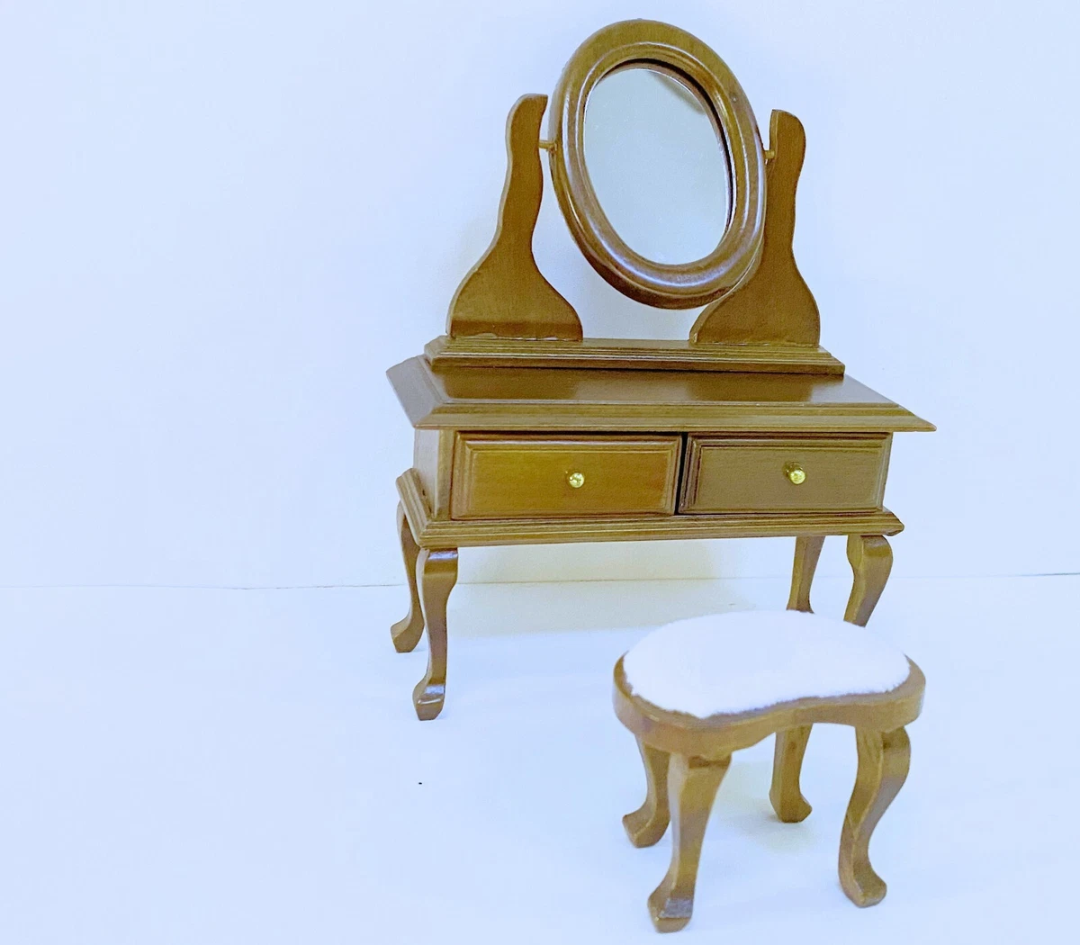 Dollhouse vanity sales & stool