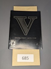 Grand Theft Auto V 5 Sony PlayStation 3, 2013 MANUAL ONLY