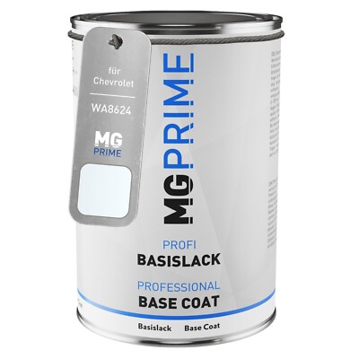 Autolack Dose spritzfertig für Chevrolet WA8624 Summit White Basislack 1,0L