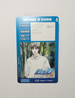 Initial D Japanese SEGA Card Arcade Stage Version 2 TOYOTA LEVIN RS/86 TAKAHASHI