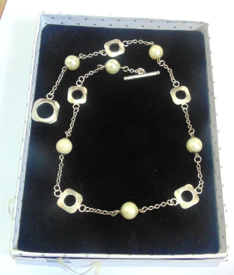 COLLAR TIFFANY & CO PLATA Y PERLAS Foto 4 de 4