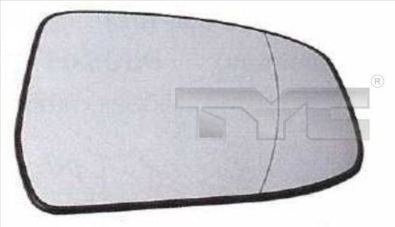 Left TYC 310-0118-1 Mirror Glass, outside mirror for FORD