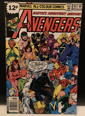 The Avengers #181 Comic Marvel Comics 1st App Scott Lang Reader Copy