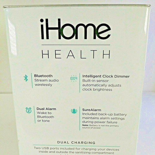 iHome Power UVC PRO 360° UV-C Sanitizer with Bluetooth Speaker NEW - 第 4/8 張圖片