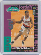 1995-96 Collector's Choice You Crash the Game Silver C13 Rod Strickland Portland