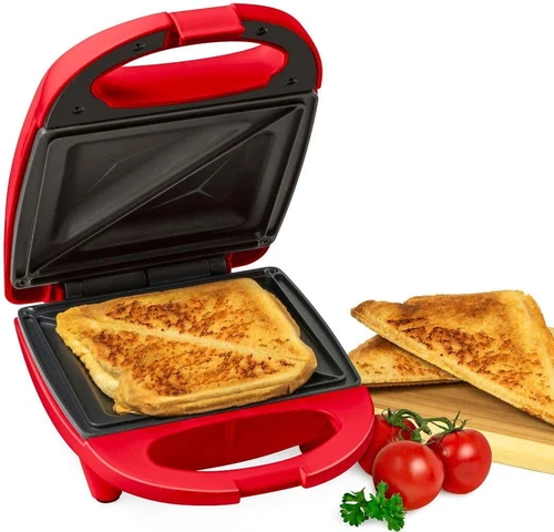 Festival Discount  Sandwich Maker Grill, 520 watts, Red