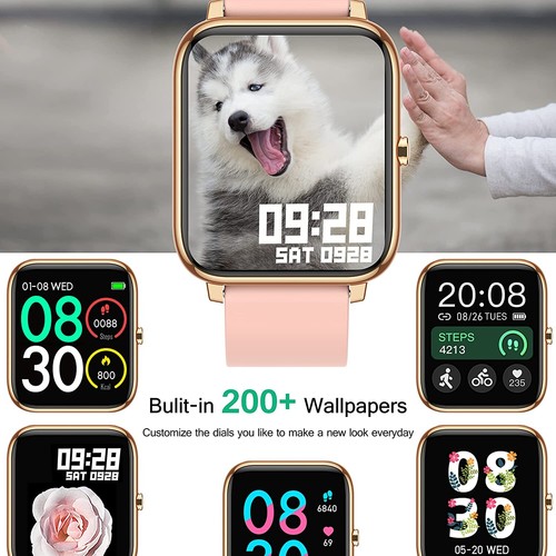 Smartwatch con monitor pressione sanguigna frequenza cardiaca per Samsung Galaxy A14 5G - Foto 26 di 38