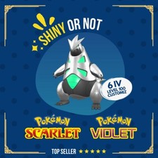 Iron thorns Tyranitar Paradox Shiny or Non Competitive Pok mon Scarlet Violet