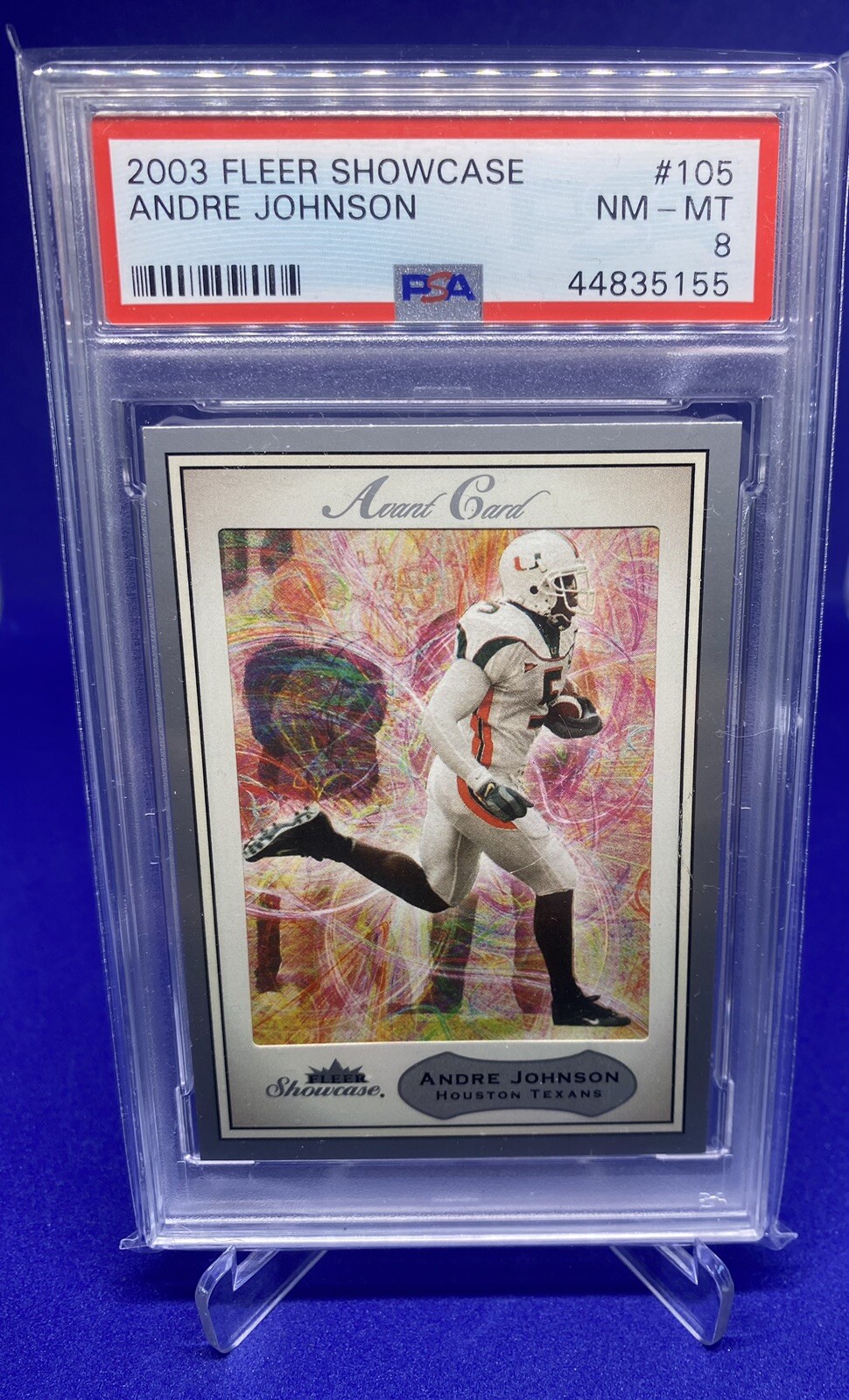 Andre Johnson Fleer Showcase #105 Base