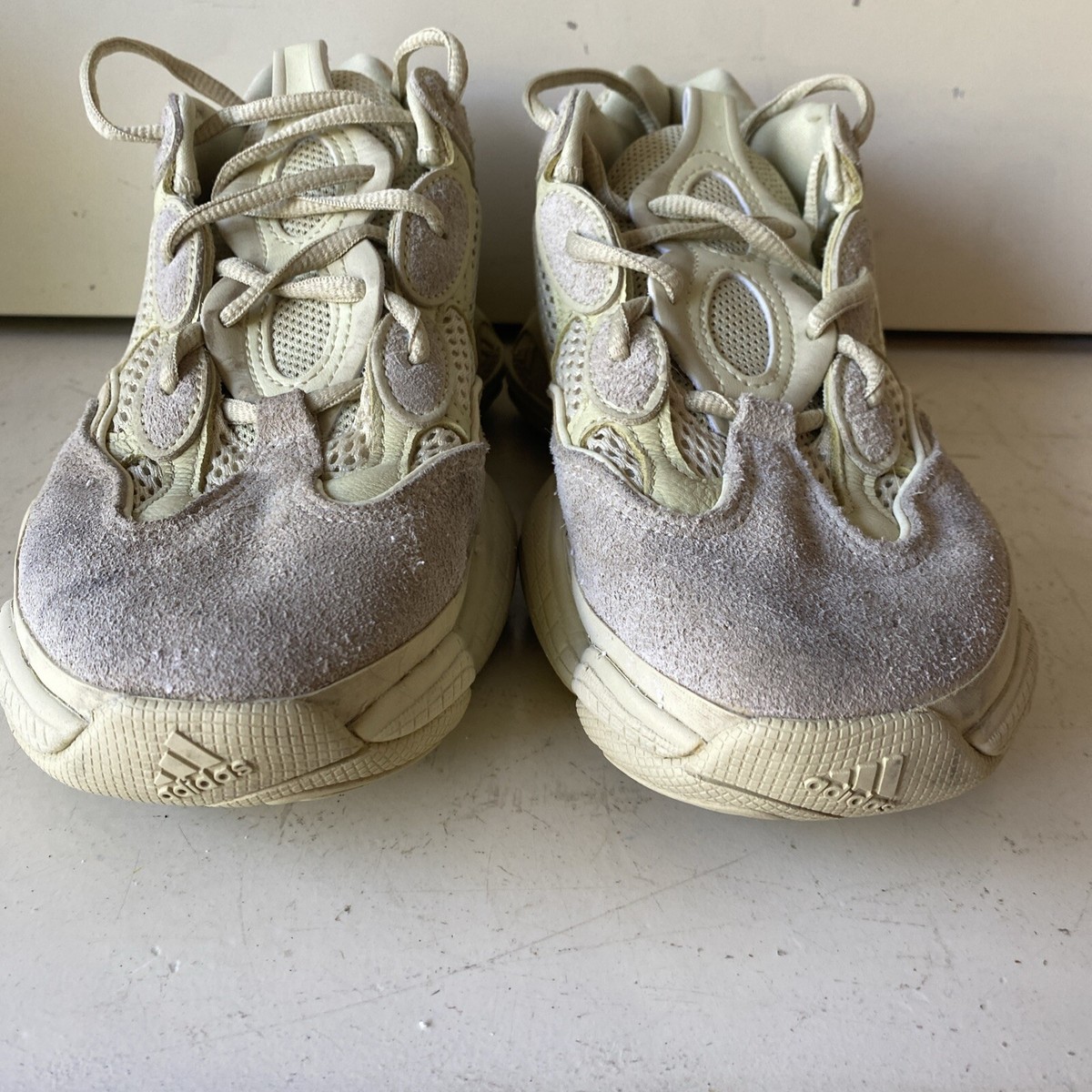 adidas gazelle silver green womens Yeezy x Adidas 500 Ortholite Sneakers