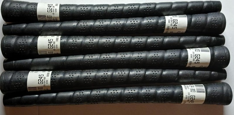 Vintage Still New NOS KELMAC Unified Golf Grips (6) Half Cord Black .58 Standard