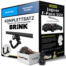 Für JAGUAR F-Pace SUV Typ X761 Anhängerkupplung abnehmbar +eSatz 7pol 15- AHK