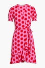 Diane von Furstenberg dress Emilia Ruffled Mini Wrap Dress