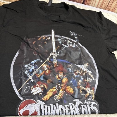 Unisex Large Black Thundercats T-shirt NWOT 