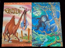 3 GROOTLORE COMIC BOOKS Signed Peter Gullerud...