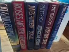 A book lot of six James Patterson novels- see description for titles