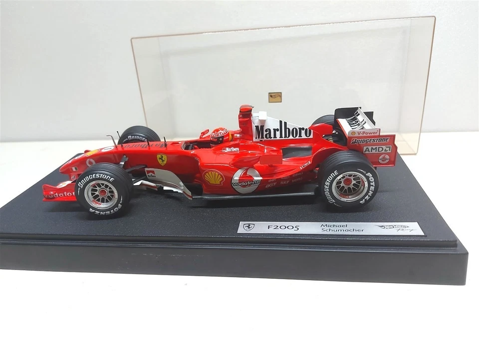 Ferrari F2005 Marlboro #1 M. Schumacher - 1/18 Hotwheels + Teca - Immagine 4 di 4