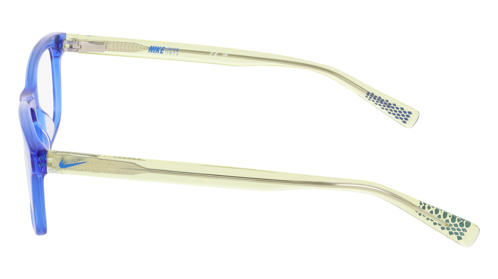 NIKE NIKE 5538 N 430 COBALT/LEMON 49/17/135 CHILD Eyeglasses thumbnail 3