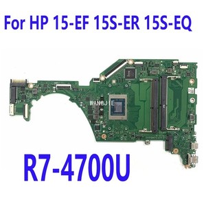 For HP 15-EF 15S-ER 15S-EQ Laptop Motherboard with R7-4700U DA0P5GMB6H0 Tested #