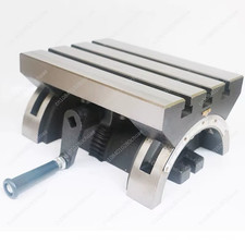 7 inch milling machine angle adjustable angle precision table (unilateral shake)