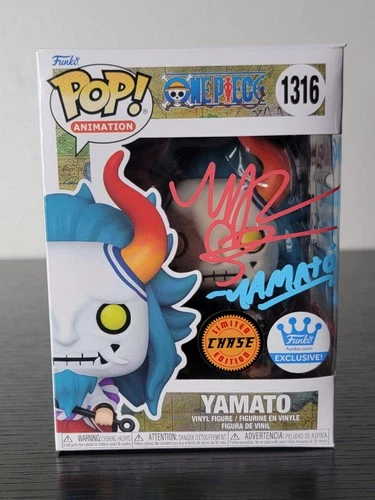 🔥Funko Pop! Vinyl: One Piece: Yamato Chase #1316 Signed Michelle Rojas No Coa🔥
