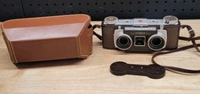 Vintage 1950s Kodak Stereo 35mm Film Camera w/Original Leather Case