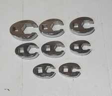 8 pc set - 3/8” dr.Crows Foot / Spanner Wrench sockets Evercraft